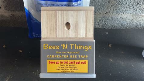 Bees n things carpenter bee trap - Bees N Things Carpenter Bee Trap was the quick, cheap, and easy solution to the problem, as it seems they just can't resist that perfectly cylindrical point of …